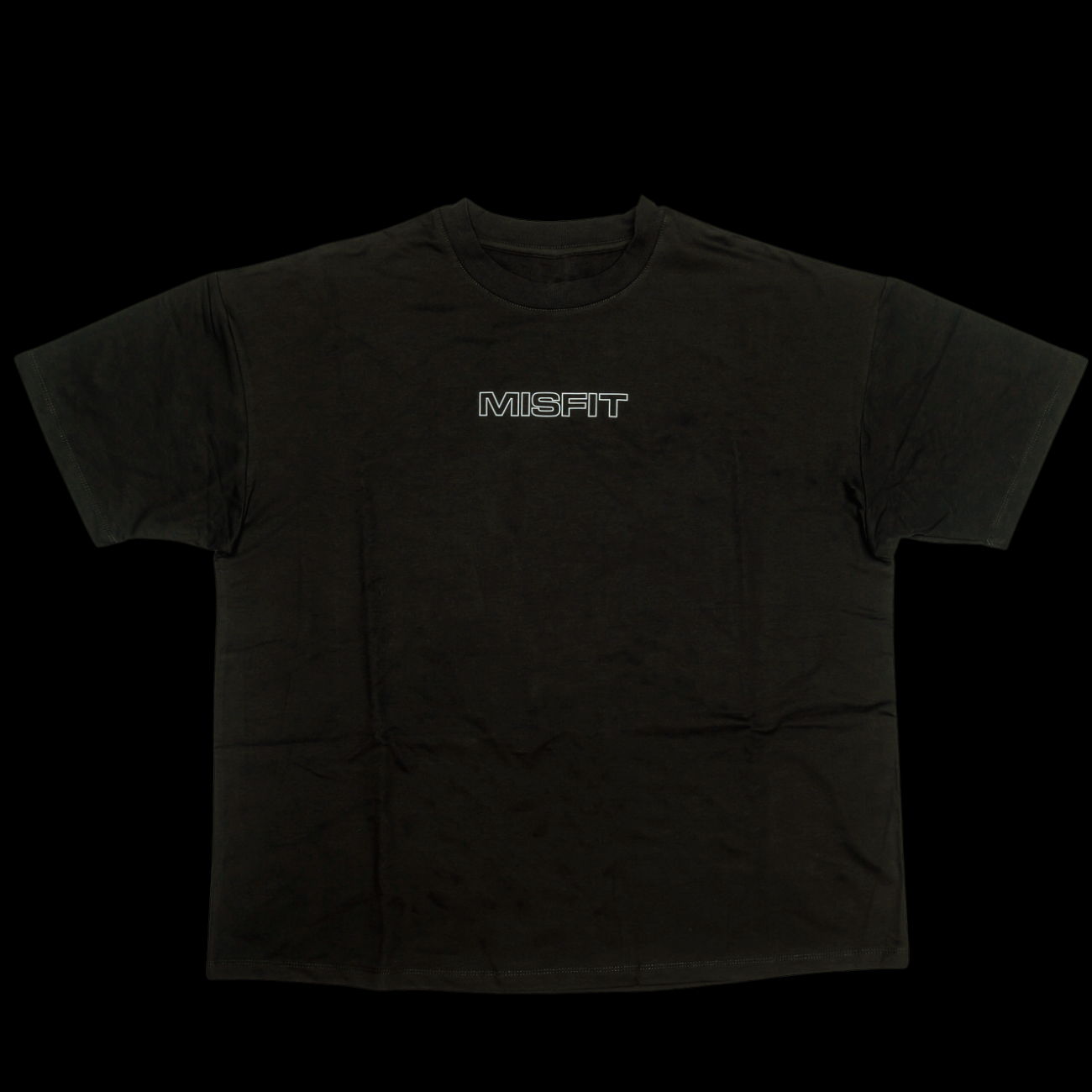 ATLAS - Oversized Jersey Lined White on Black